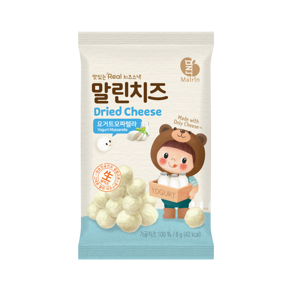 [그대로말린] 말린치즈 요거트 모짜렐라(8g) 14개입