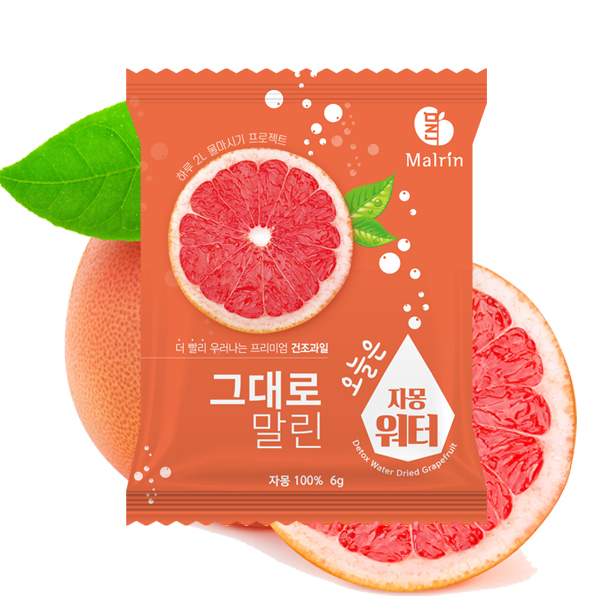 [그대로말린] 오늘은 자몽워터(6g), 1팩 / 5팩